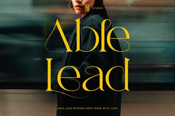 Able Lead: A Refined Serif Font for Editorial and Brand Design