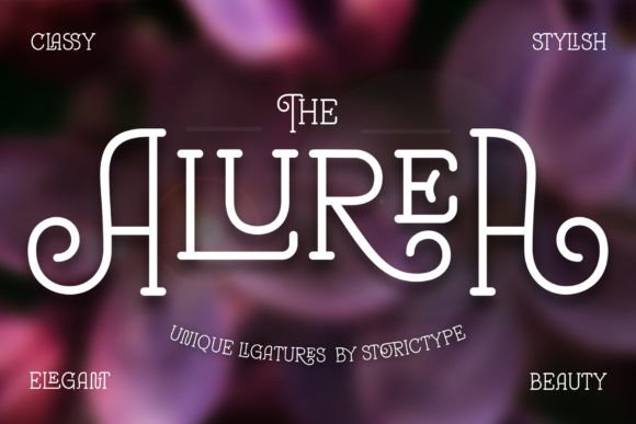 Alurea Serif Font: Elegant Typography for Campaign Visuals
