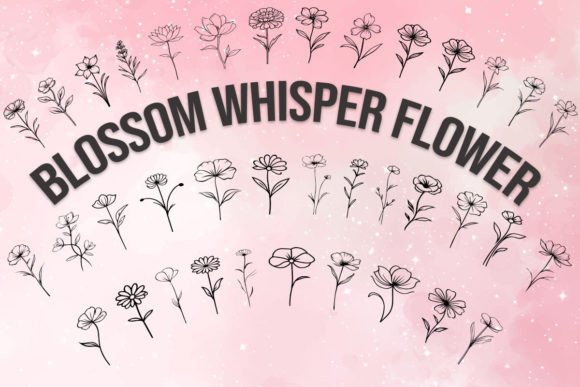 Blossom Whisper Flower: Testing This Font in a Real Branding Project