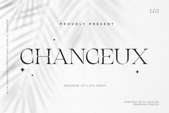 Chanceux Modern Stylish: A Serif Font for Sophisticated Digital Design