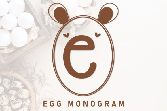 Egg Monogram: A Decorative Typeface for Modern Web Design