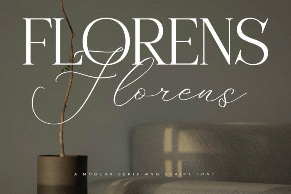 Florens Duo: A Serif Typeface Built for Visual Impact