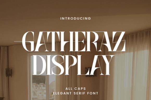 Gatheraz: A Serif Font With Editorial Soul