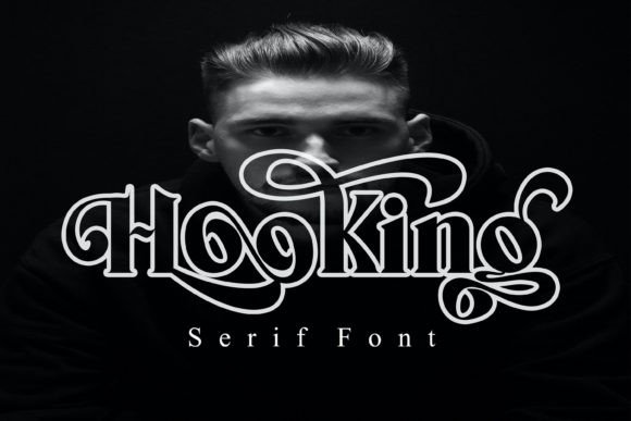 Hooking – A Serif Font Built for Real Design Work