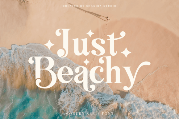 Just Beachy: A Modern Serif Font That Gives Campaign Headlines a Vintage Edge
