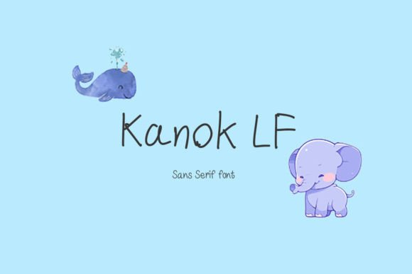 Kanok Lf: A Quirky Sans Serif Font for Editorial Charm