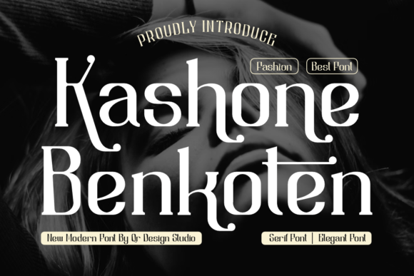 Kashone Benkoten: A Bold Serif Font for Handmade Product Labels