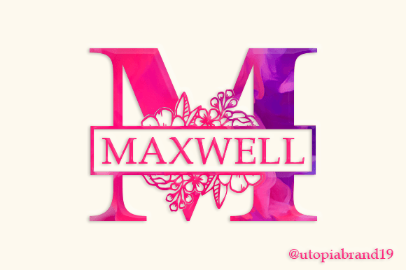 Maxwell Monogram: A Decorative Font for Elevated Branding