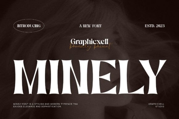 Minely: An Elegant Serif Typeface for Real Branding Projects