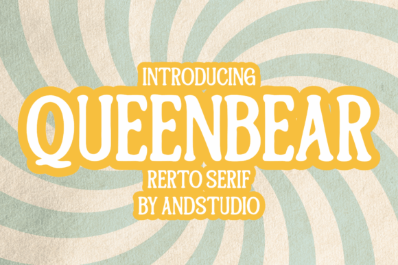 Queenbear: A Vintage Sans Serif Typeface for Web and Digital Design