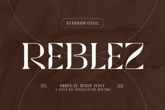 Reblez Serif Font for Polished Brand Visuals