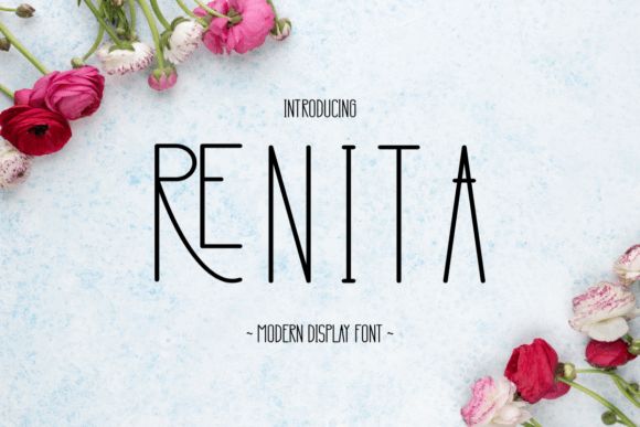 Renita: A Playful Sans Serif Typeface for Campaigns