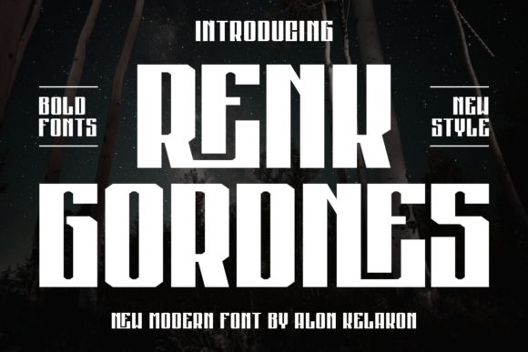 Renk Gordnes: A Bold Serif Font for Standout Campaigns