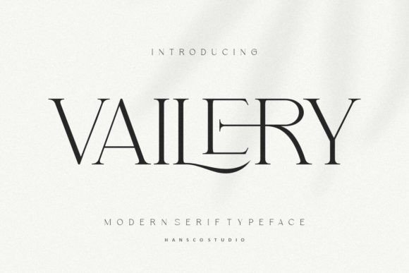 Vailery Serif Font: A Refined Choice for Consistent Branding