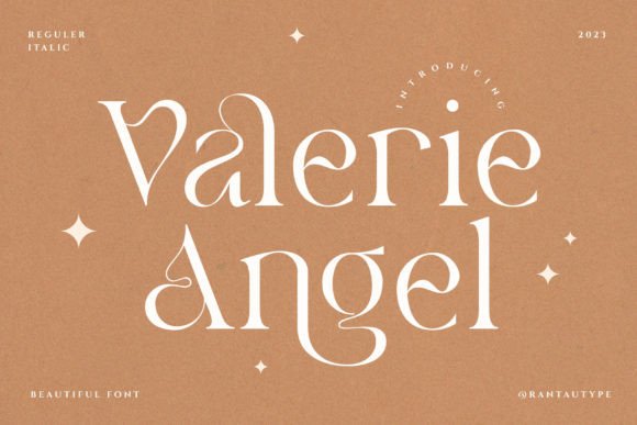 Valerie Angel: A Display Serif Font for Elegant Web Design